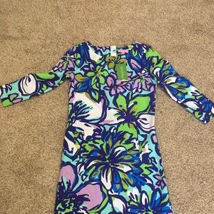 NWT XS Lilly Pulitzer Charlene Dress Spectrum Blue